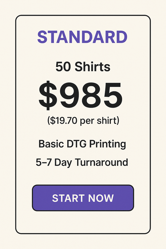 50 Shirt Package